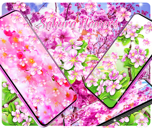 Sakura flowers live wallpaper Screen 3