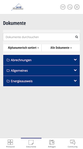 MHB-App Screen 3