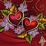 Cover Image of Descargar Twin Hearts Xperien Theme  APK
