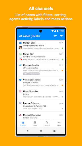 Android application Deskie screenshort