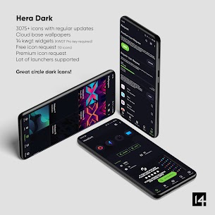 Hera Dark Icon Pack APK [Paid] Download for Android 2