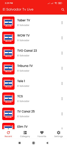 El Salvador Tv Screen 3