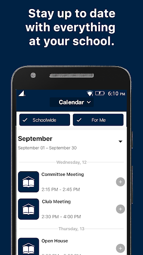 Android application John Paul II CHS - Greenville screenshort