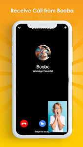 Booba Talking Fake Video Call