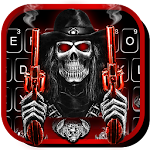 Cover Image of Download Skull Fire Gun Wallpapers Keyboard Background 3.1.A APK