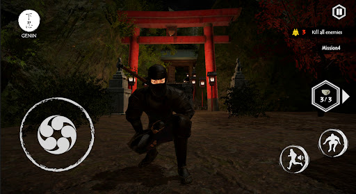 Android application Ninja Assassin - Stealth Game screenshort