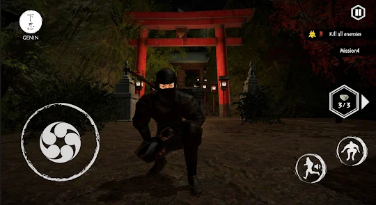 忍者刺客 - 武士之戰 潛行遊戲