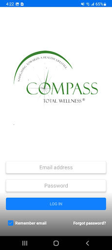 Android application Compass Total Wellness screenshort