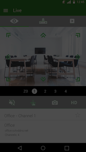 Android application CIS EasyView screenshort