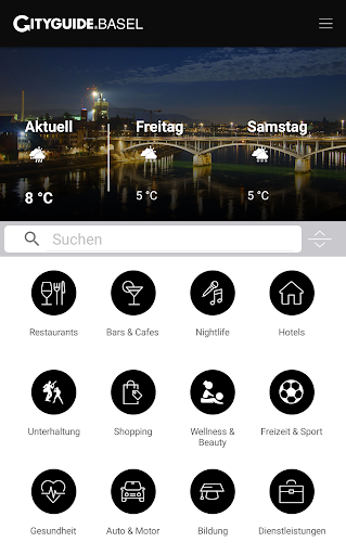 Android application CITYGUIDE Basel screenshort