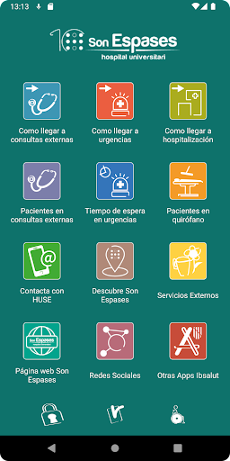 Android application Son Espases Hospital (HUSE) screenshort