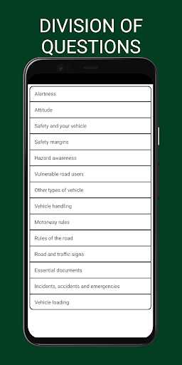 DVSA Theory Test Kit Prep 2024 Screen 2