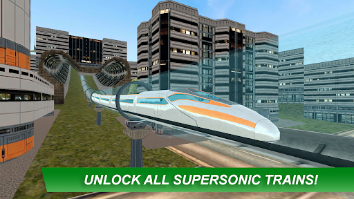 Android application Hyperloop: train simulator screenshort