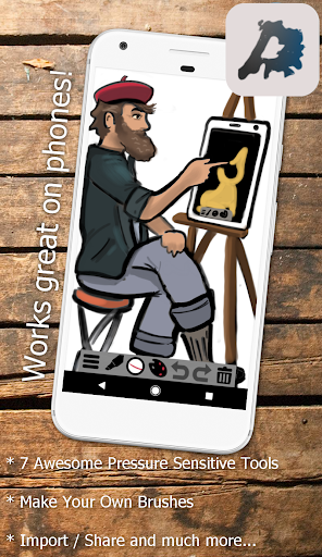 Android application Doodledroid - paint and sketch screenshort
