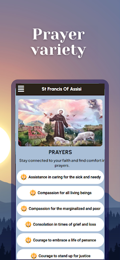 Android application St Francis Of Assisi Prayers screenshort