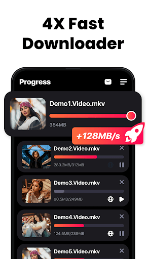 HD Video player & Downloader Screen 3