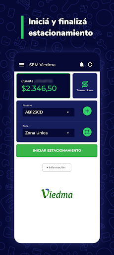 Android application SEM Viedma screenshort
