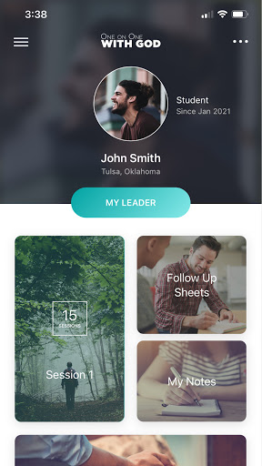 Android application One on One with God screenshort
