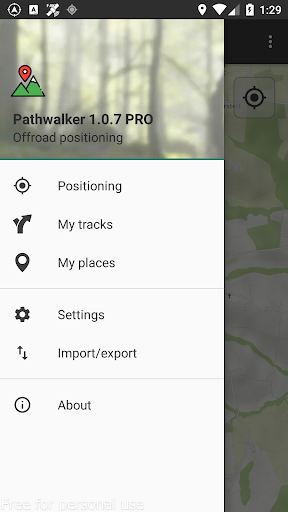 Android application PathWalker screenshort