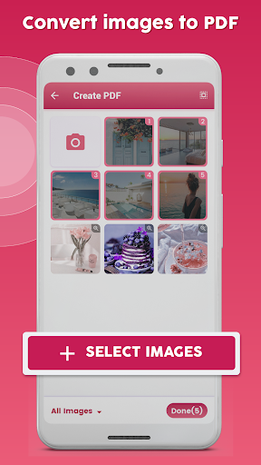 Android application Images to PDF Convert screenshort