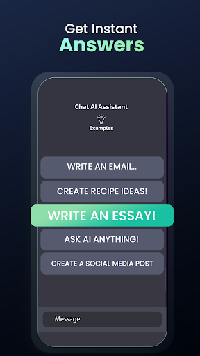 Gorx AI Chatbot: AI Chat Screen 3
