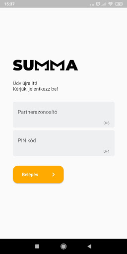 Android application SUMMA screenshort