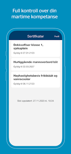 Android application NMA Seafarer screenshort