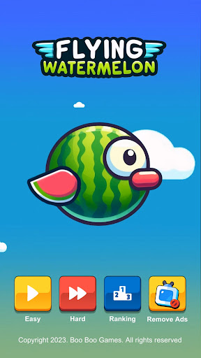 Flying Watermelon Game Screen 3