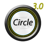 TSF Shell Theme Yellow Circle icon