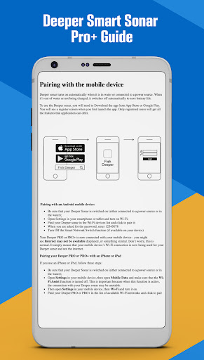 Deeper Smart Sonar Pro+ Guide Screen 3