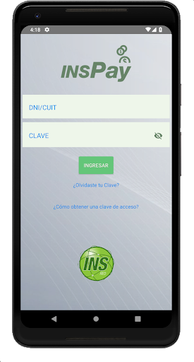 Android application INS PAY screenshort
