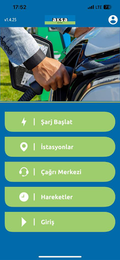 Android application Aksa Şarj screenshort