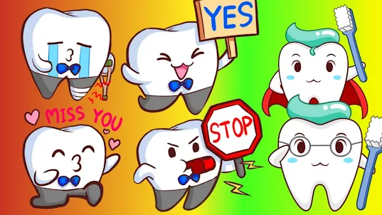 Stickers de Dentistas
