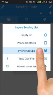 Multi SMS & Group SMS PRO Screenshot