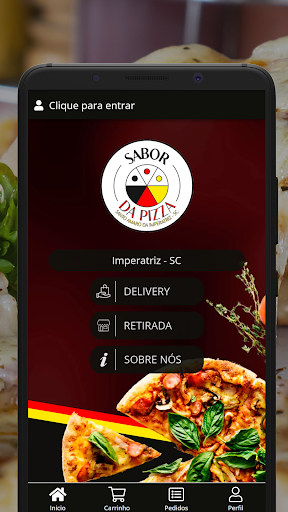 Android application Sabor da Pizza screenshort