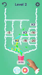 Ball Drop Puzzle - bounce maze