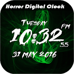 Cover Image of डाउनलोड LED Horror Digital Clock LWP  APK