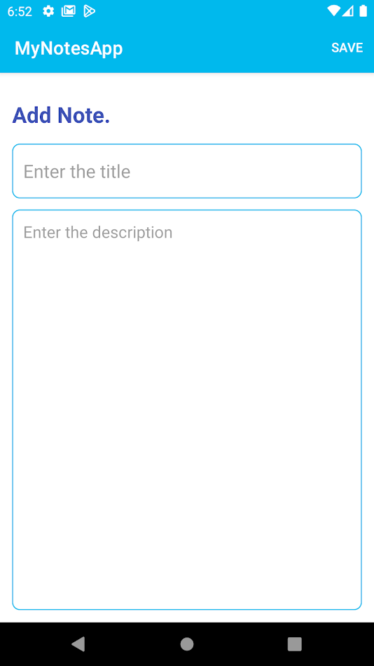 #8. My Notes (Android) Oleh: Muqueet ur Rehman