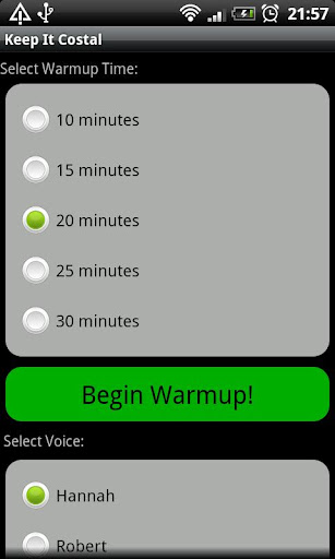 Android application Keep It Costal screenshort