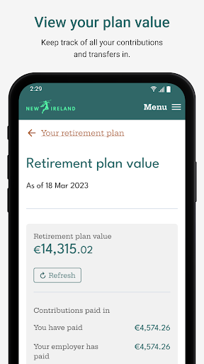 MyPension365 Screen 2