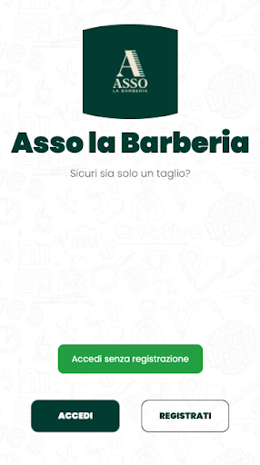 Android application Asso La Barberia screenshort