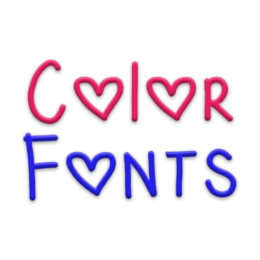 Color Fonts Message Maker  Icon