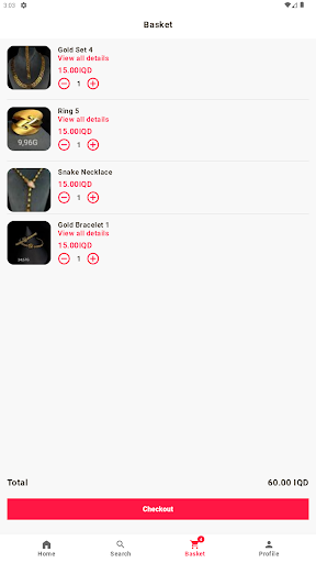 Harbi jewelry Screen 2