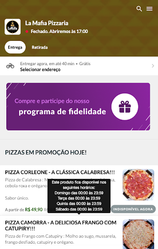 La Mafia Pizzaria Screen 2