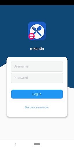 Android application e-kantin screenshort