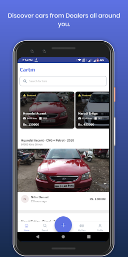 Android application Cartm Business screenshort