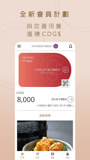 Cafe Deco Group Privilege Screen 3