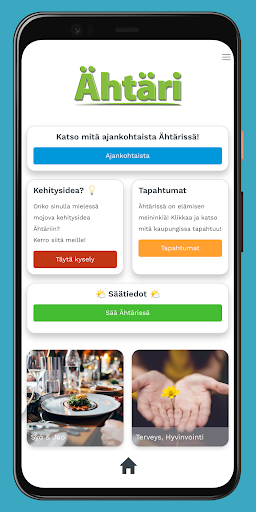 Android application Ähtäri screenshort