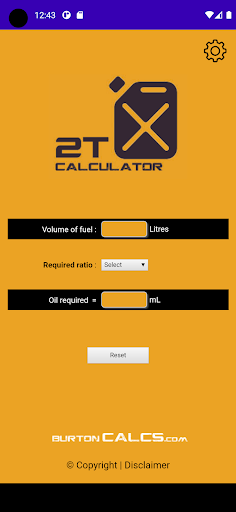 2T Premix Calculator Screen 2
