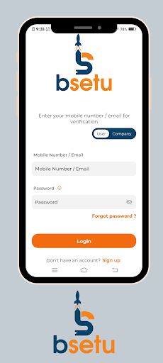 Android application Industrial App - bSetu screenshort